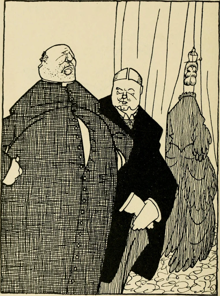 An illustration from Skämtbilden och dess historia i konsten, 1910, leaf 521