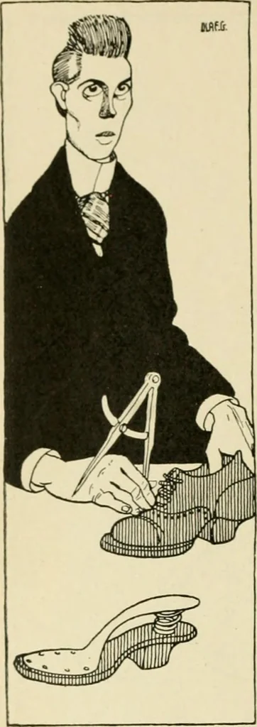 An illustration from Skämtbilden och dess historia i konsten, 1910, leaf 523