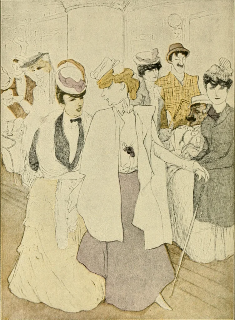 An illustration from Skämtbilden och dess historia i konsten, 1910, leaf 527