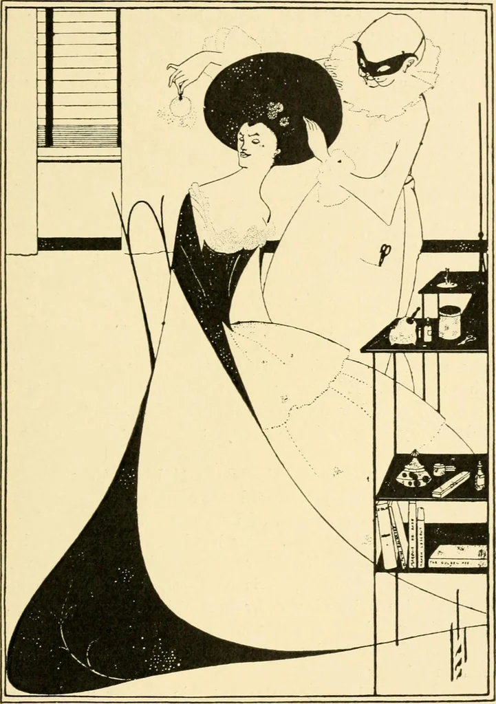 An illustration from Skämtbilden och dess historia i konsten, 1910, leaf 536