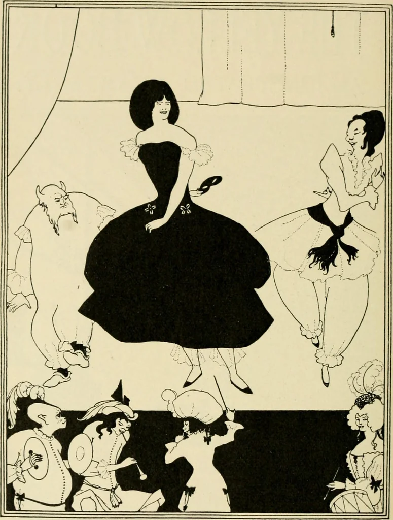 An illustration from Skämtbilden och dess historia i konsten, 1910, leaf 539