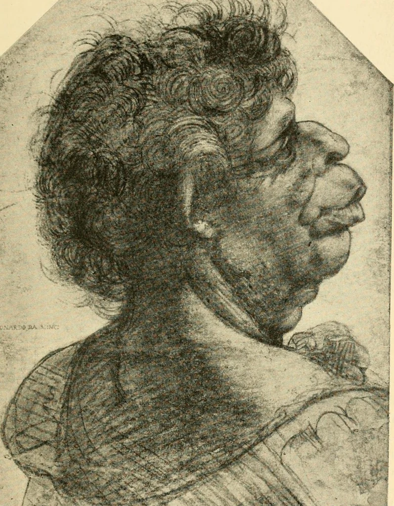 An illustration from Skämtbilden och dess historia i konsten, 1910, leaf 54