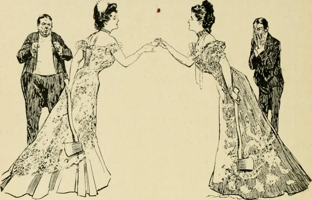 An illustration from Skämtbilden och dess historia i konsten, 1910, leaf 549