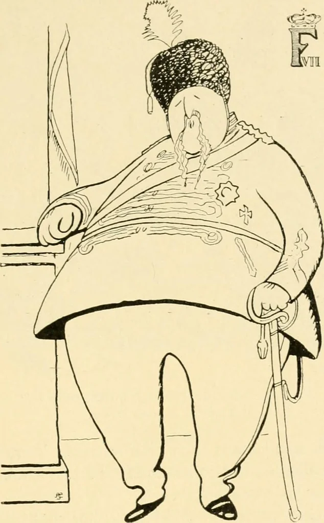 An illustration from Skämtbilden och dess historia i konsten, 1910, leaf 564