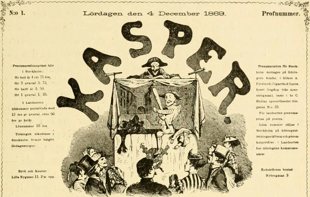 An illustration from Skämtbilden och dess historia i konsten, 1910, leaf 584