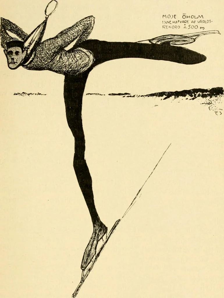 An illustration from Skämtbilden och dess historia i konsten, 1910, leaf 594
