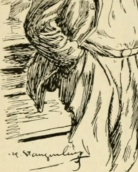An illustration from Skämtbilden och dess historia i konsten, 1910, leaf 599