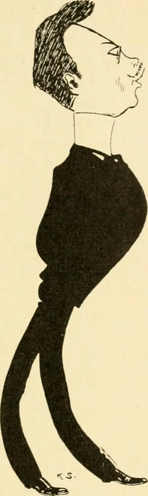 An illustration from Skämtbilden och dess historia i konsten, 1910, leaf 600