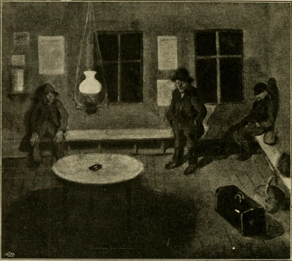 An illustration from Skämtbilden och dess historia i konsten, 1910, leaf 613