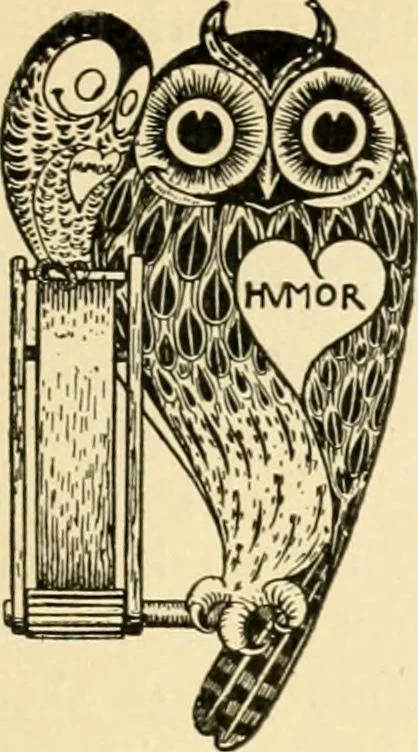 An illustration from Skämtbilden och dess historia i konsten, 1910, leaf 616