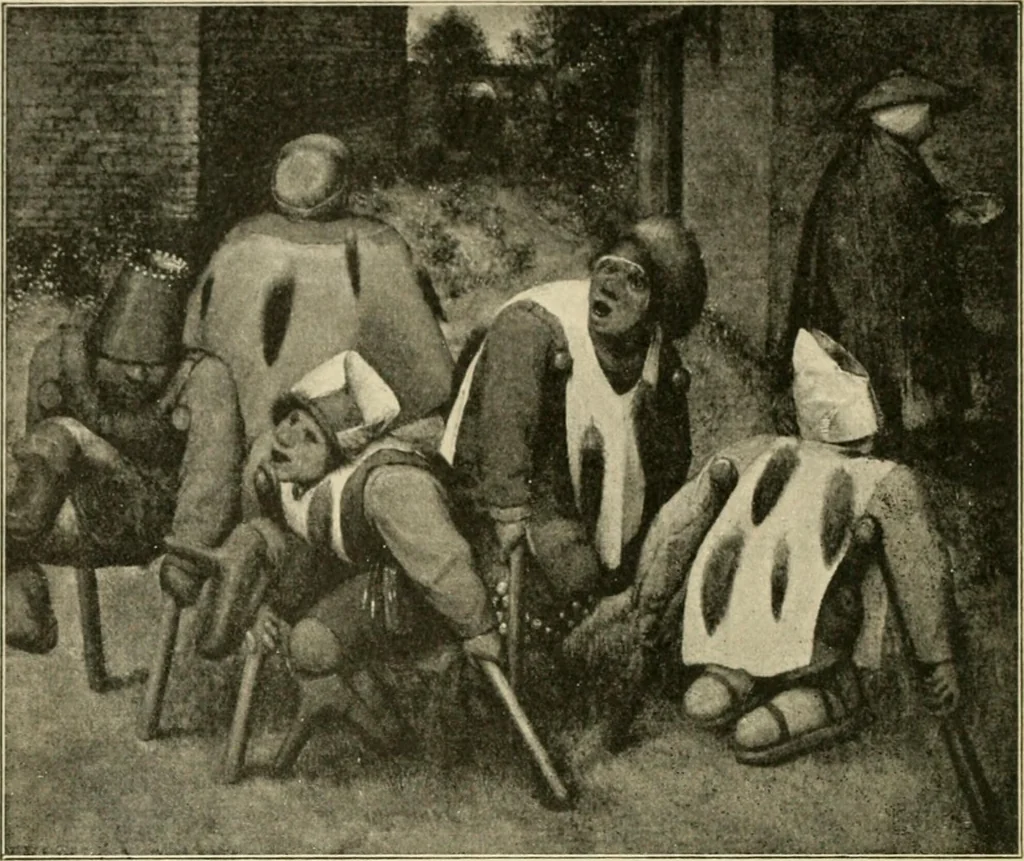An illustration from Skämtbilden och dess historia i konsten, 1910, leaf 63