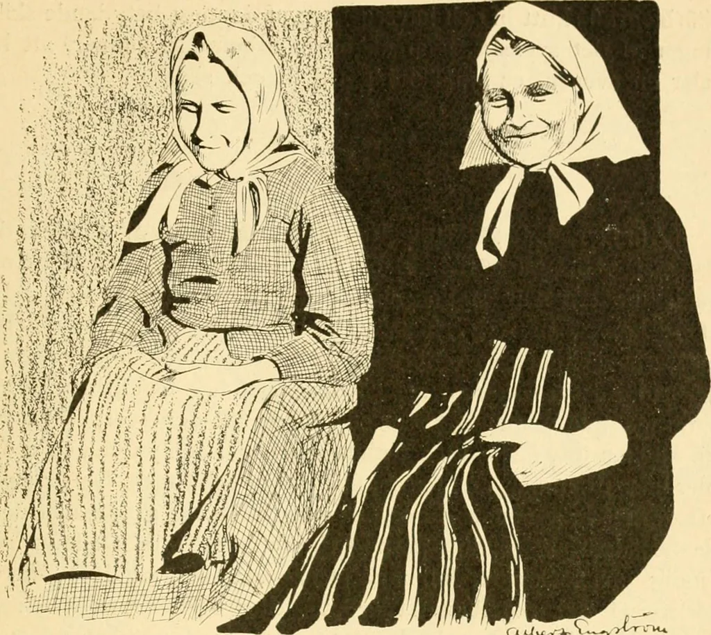 An illustration from Skämtbilden och dess historia i konsten, 1910, leaf 630