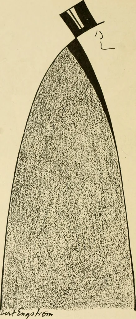 An illustration from Skämtbilden och dess historia i konsten, 1910, leaf 645