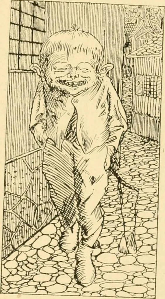 An illustration from Skämtbilden och dess historia i konsten, 1910, leaf 646