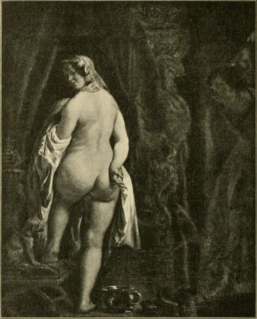 An illustration from Skämtbilden och dess historia i konsten, 1910, leaf 71