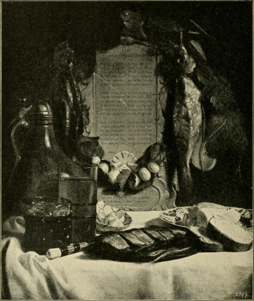 An illustration from Skämtbilden och dess historia i konsten, 1910, leaf 75