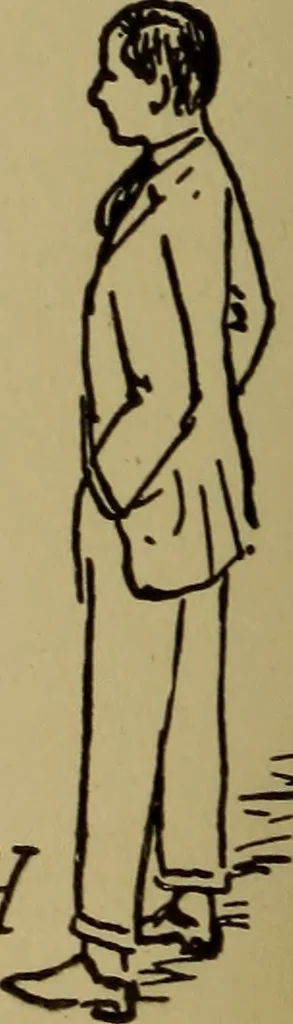 An illustration from The sky movies, 1922, leaf 149