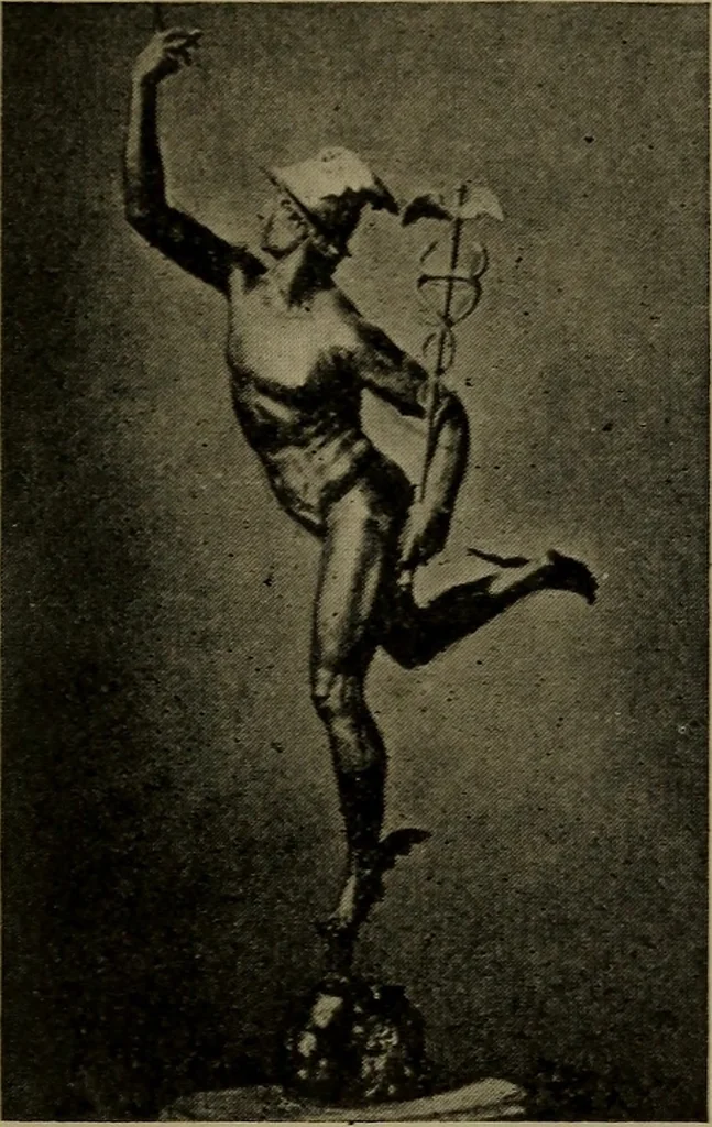 An illustration from The sky movies, 1922, leaf 164