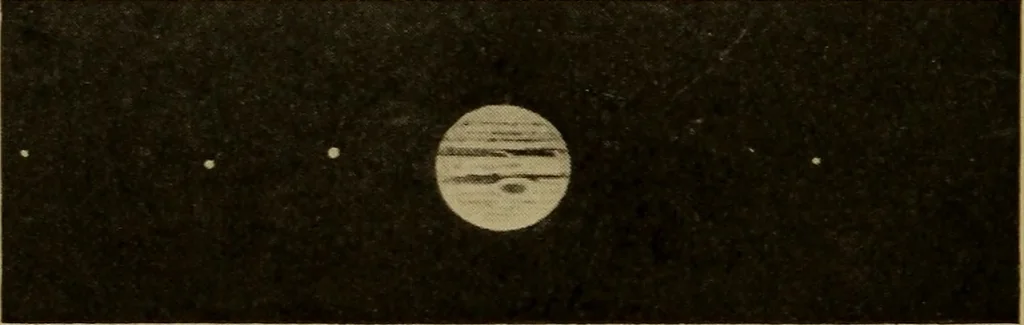 An illustration from The sky movies, 1922, leaf 173