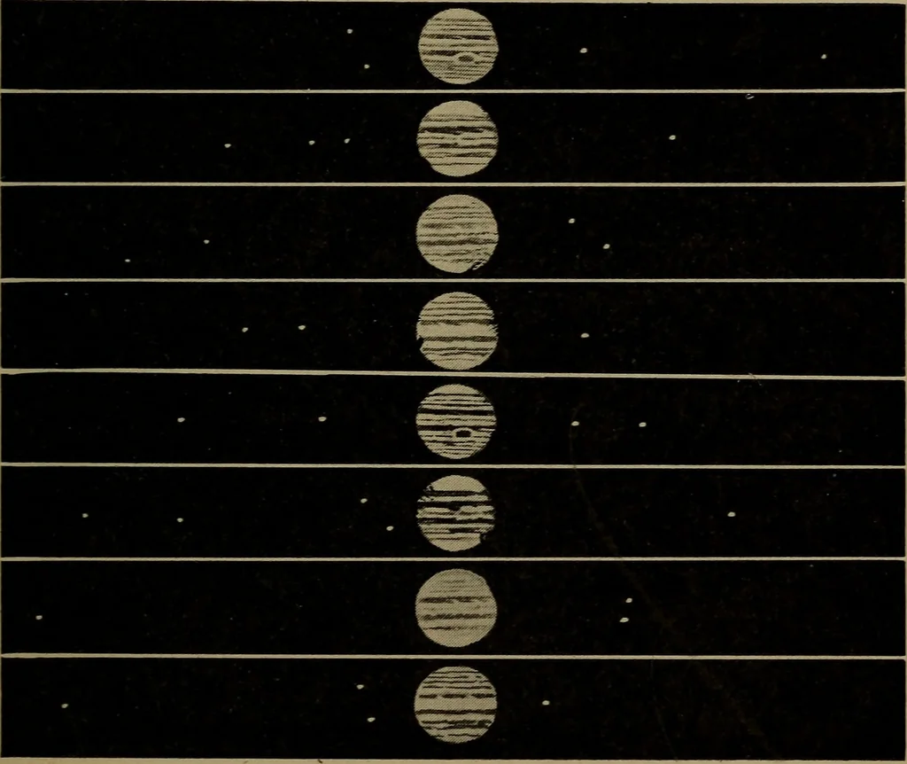 An illustration from The sky movies, 1922, leaf 174