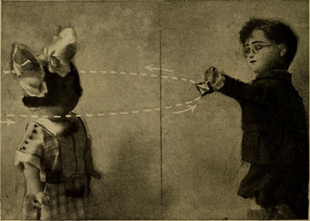 An illustration from The sky movies, 1922, leaf 179