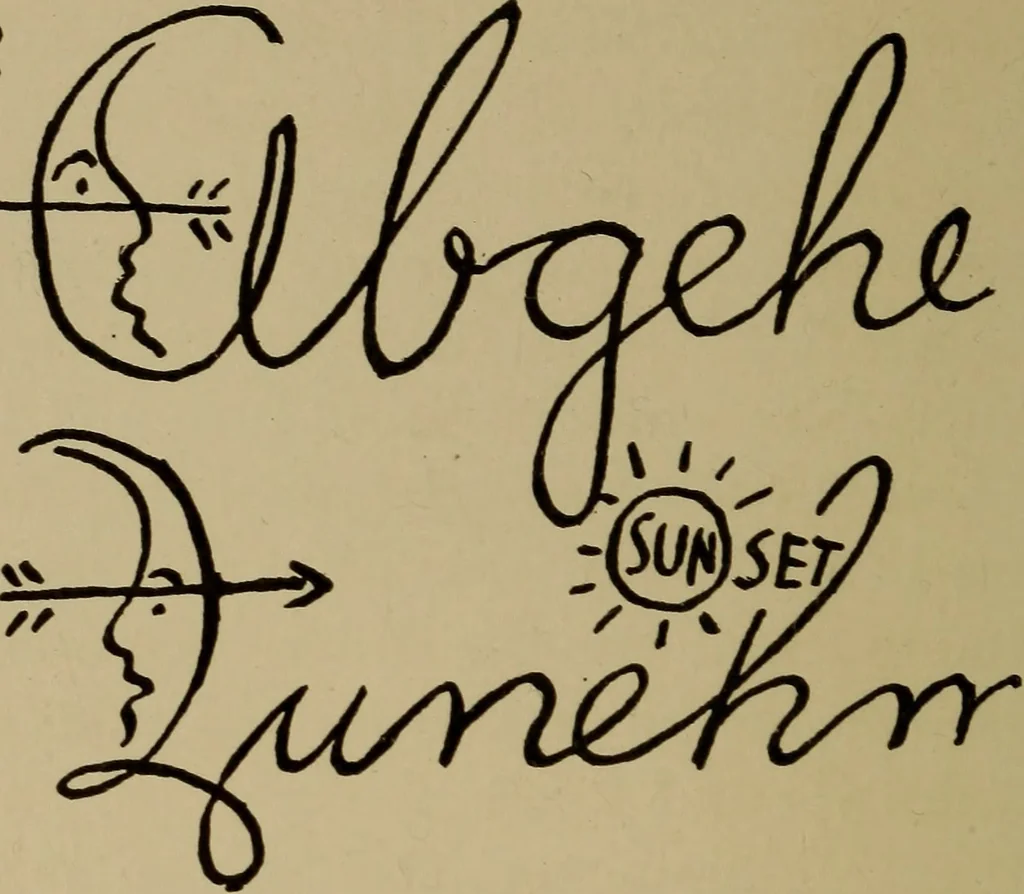 An illustration from The sky movies, 1922, leaf 31