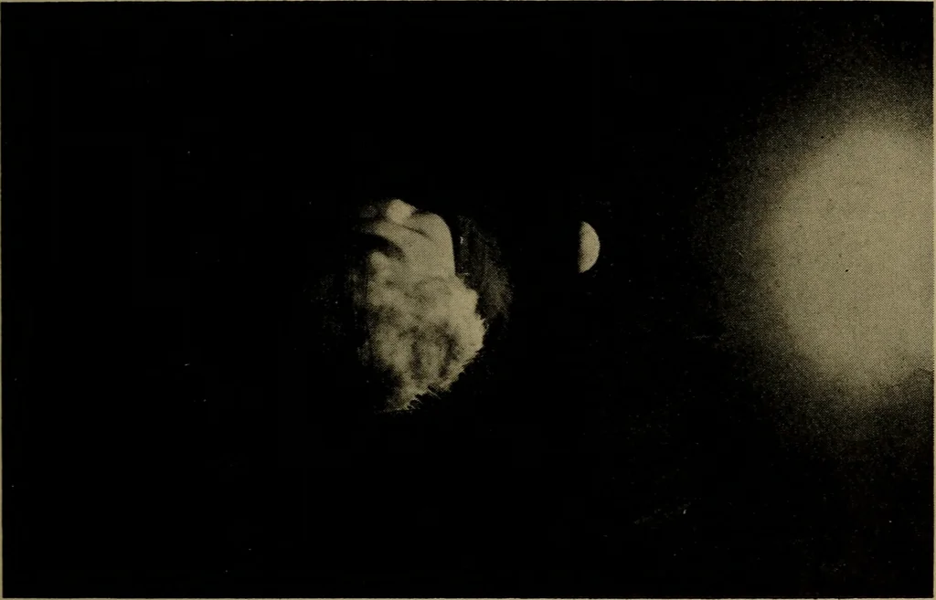 An illustration from The sky movies, 1922, leaf 42