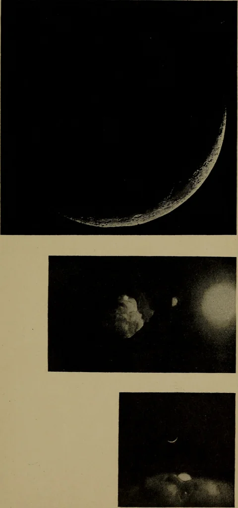 An illustration from The sky movies, 1922, leaf 54