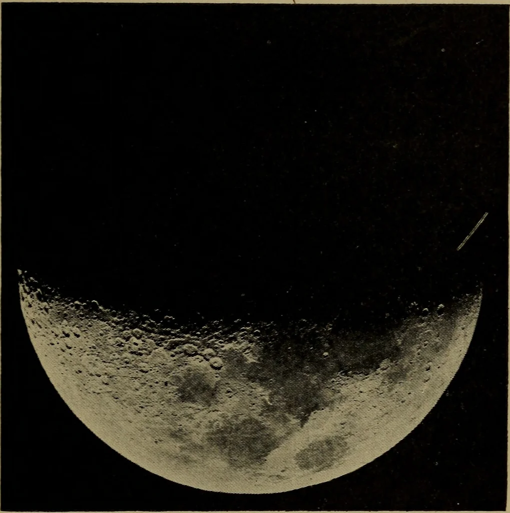 An illustration from The sky movies, 1922, leaf 58