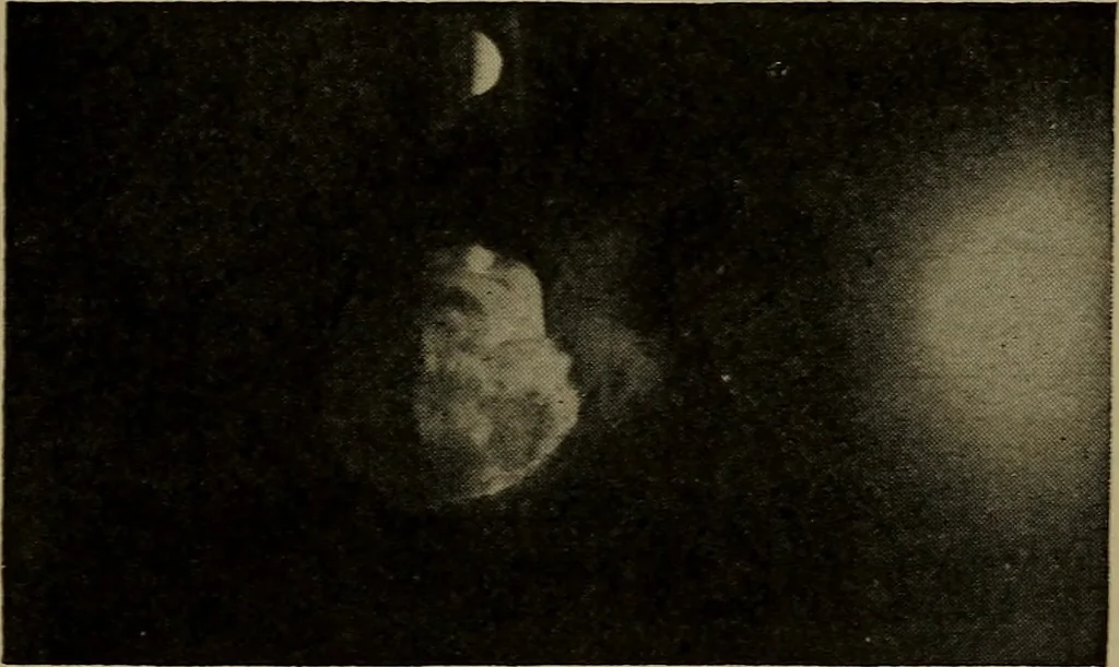 An illustration from The sky movies, 1922, leaf 60