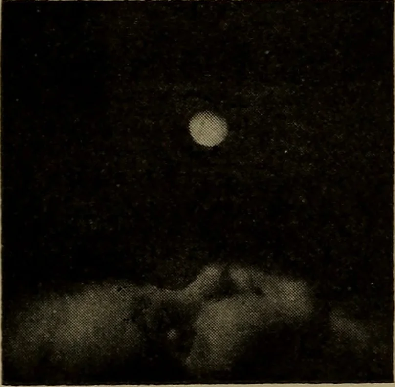 An illustration from The sky movies, 1922, leaf 64