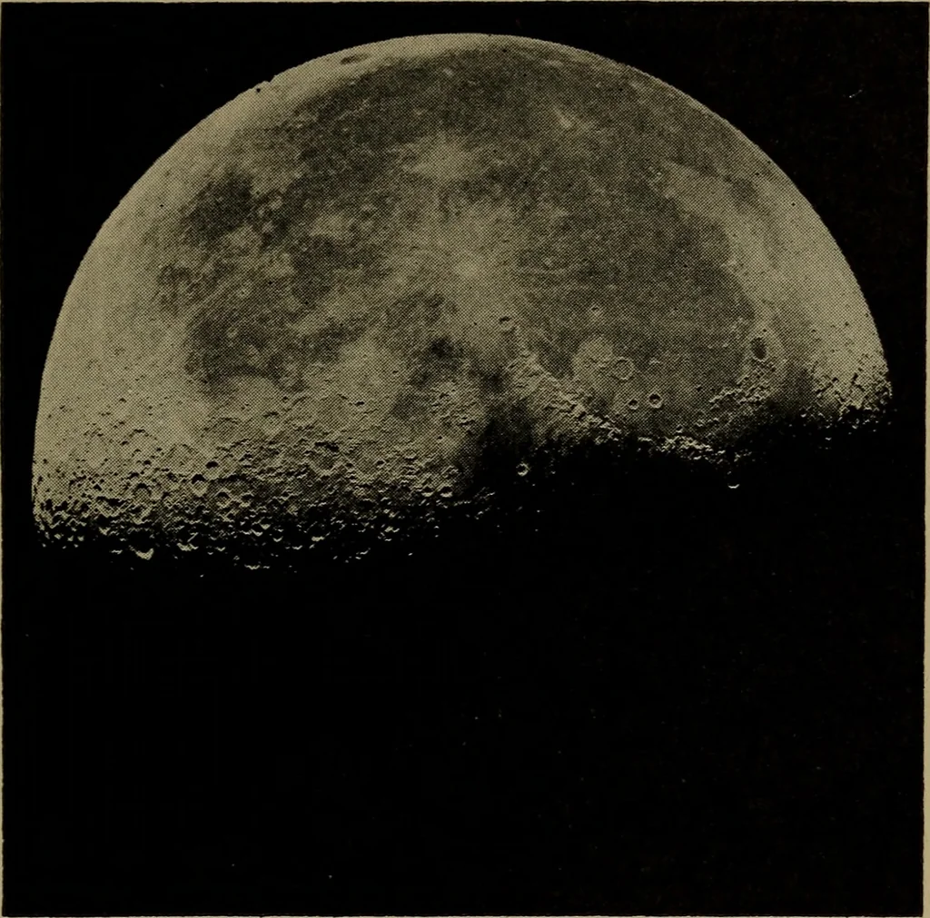 An illustration from The sky movies, 1922, leaf 72