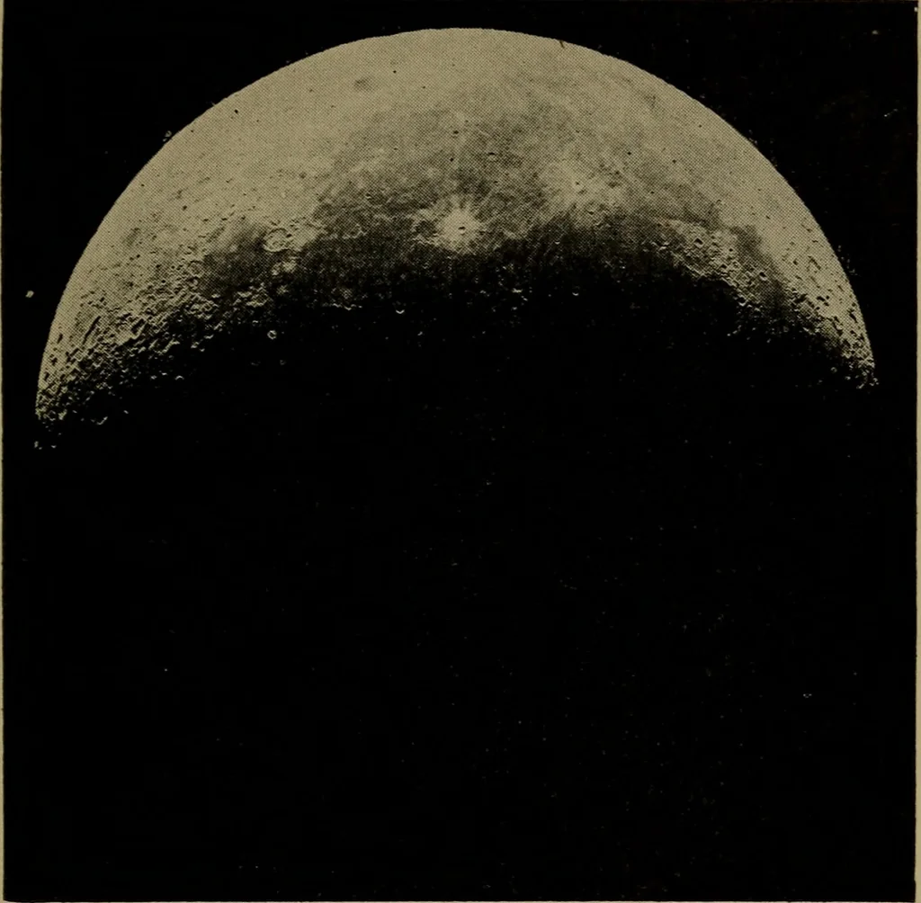 An illustration from The sky movies, 1922, leaf 74
