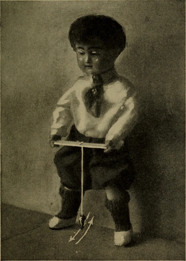 An illustration from The sky movies, 1922, leaf 88