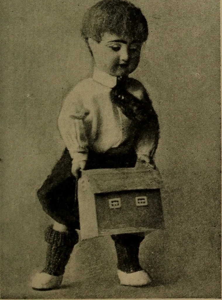 An illustration from The sky movies, 1922, leaf 90