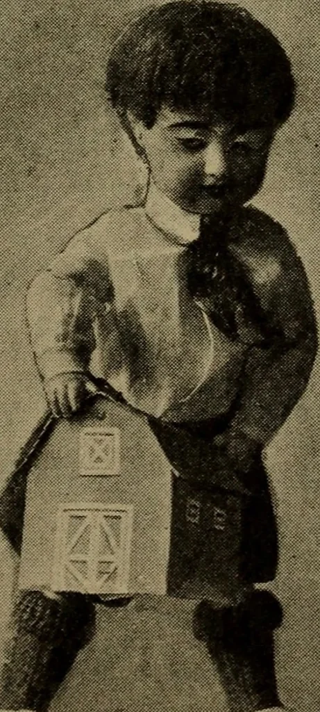 An illustration from The sky movies, 1922, leaf 90