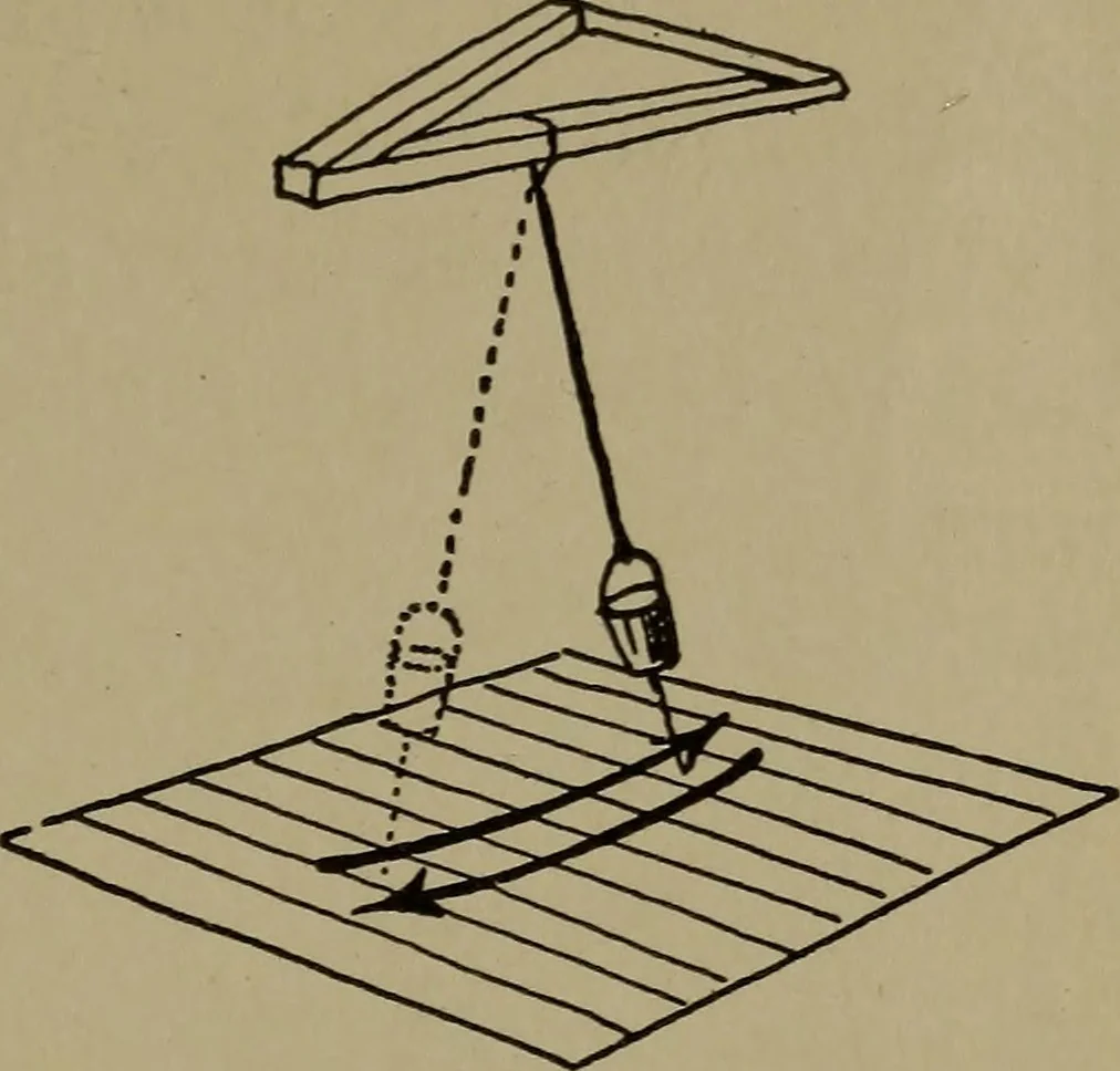 An illustration from The sky movies, 1922, leaf 92