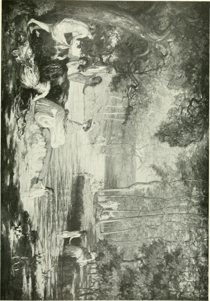 An illustration from The Slade; a collection of drawings and some pictures done by past and present students of the London Slade School of Art, MDCCCXCIII-MDCCCVII, 1907, leaf 148