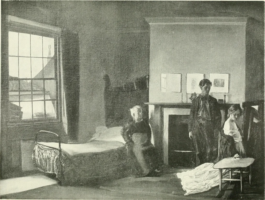 An illustration from The Slade; a collection of drawings and some pictures done by past and present students of the London Slade School of Art, MDCCCXCIII-MDCCCVII, 1907, leaf 150