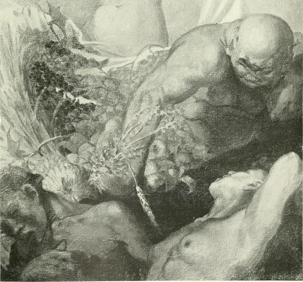 An illustration from The Slade; a collection of drawings and some pictures done by past and present students of the London Slade School of Art, MDCCCXCIII-MDCCCVII, 1907, leaf 164