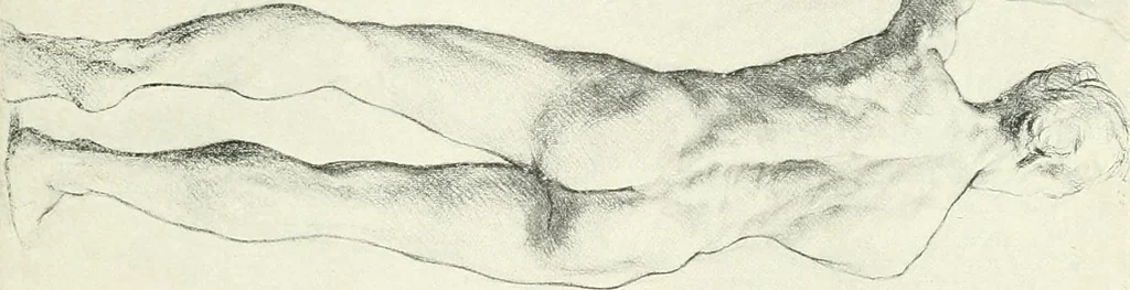 An illustration from The Slade; a collection of drawings and some pictures done by past and present students of the London Slade School of Art, MDCCCXCIII-MDCCCVII, 1907, leaf 168