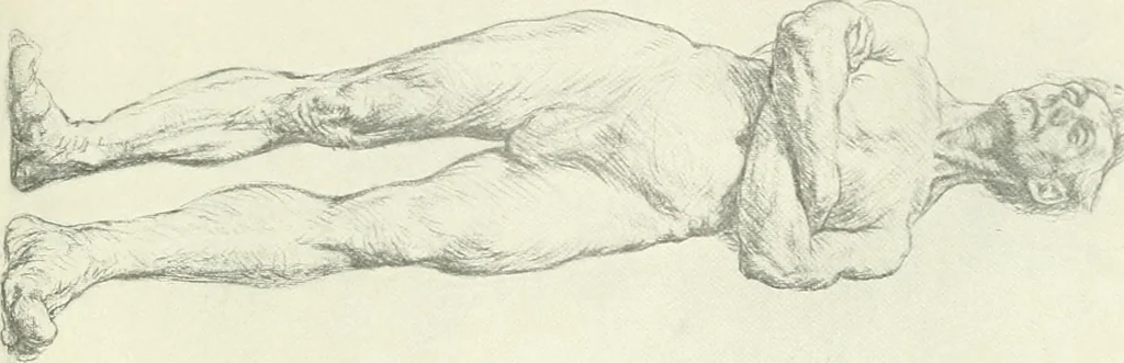 An illustration from The Slade; a collection of drawings and some pictures done by past and present students of the London Slade School of Art, MDCCCXCIII-MDCCCVII, 1907, leaf 170