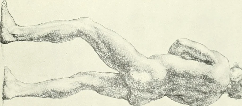 An illustration from The Slade; a collection of drawings and some pictures done by past and present students of the London Slade School of Art, MDCCCXCIII-MDCCCVII, 1907, leaf 174
