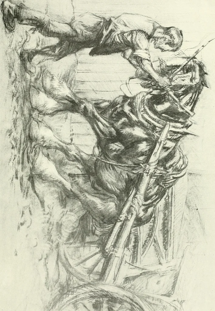 An illustration from The Slade; a collection of drawings and some pictures done by past and present students of the London Slade School of Art, MDCCCXCIII-MDCCCVII, 1907, leaf 178