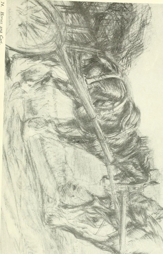 An illustration from The Slade; a collection of drawings and some pictures done by past and present students of the London Slade School of Art, MDCCCXCIII-MDCCCVII, 1907, leaf 180