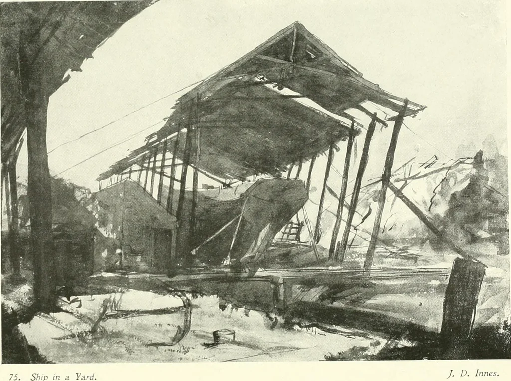 An illustration from The Slade; a collection of drawings and some pictures done by past and present students of the London Slade School of Art, MDCCCXCIII-MDCCCVII, 1907, leaf 182