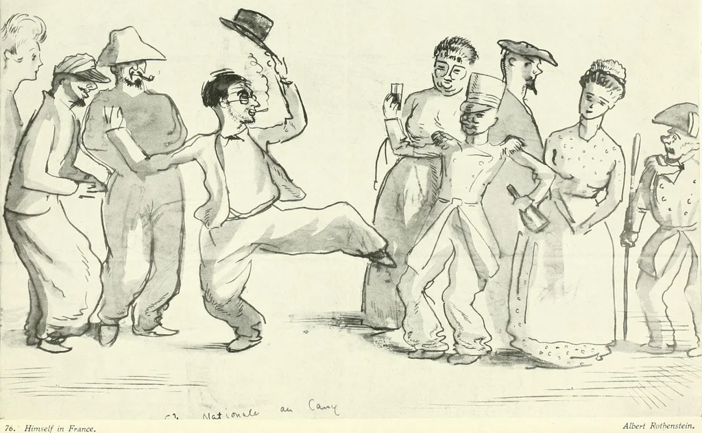 An illustration from The Slade; a collection of drawings and some pictures done by past and present students of the London Slade School of Art, MDCCCXCIII-MDCCCVII, 1907, leaf 184