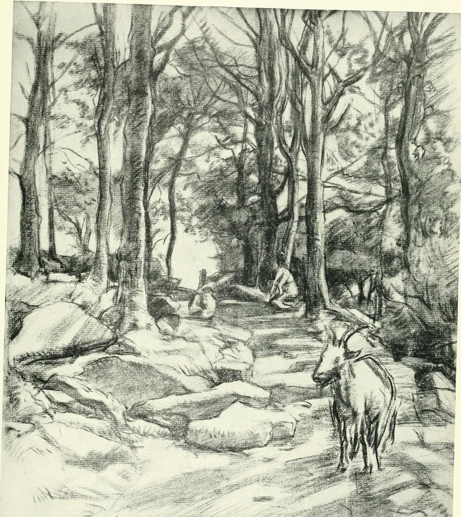 An illustration from The Slade; a collection of drawings and some pictures done by past and present students of the London Slade School of Art, MDCCCXCIII-MDCCCVII, 1907, leaf 194