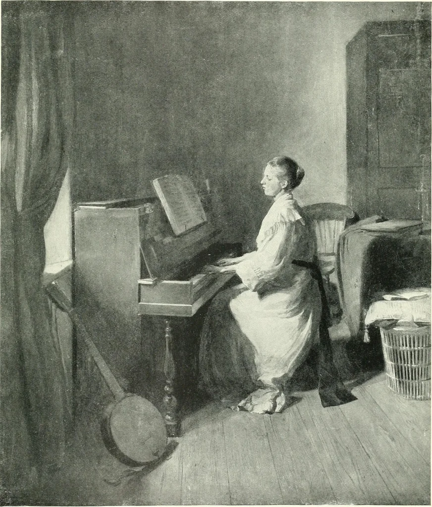 An illustration from The Slade; a collection of drawings and some pictures done by past and present students of the London Slade School of Art, MDCCCXCIII-MDCCCVII, 1907, leaf 200