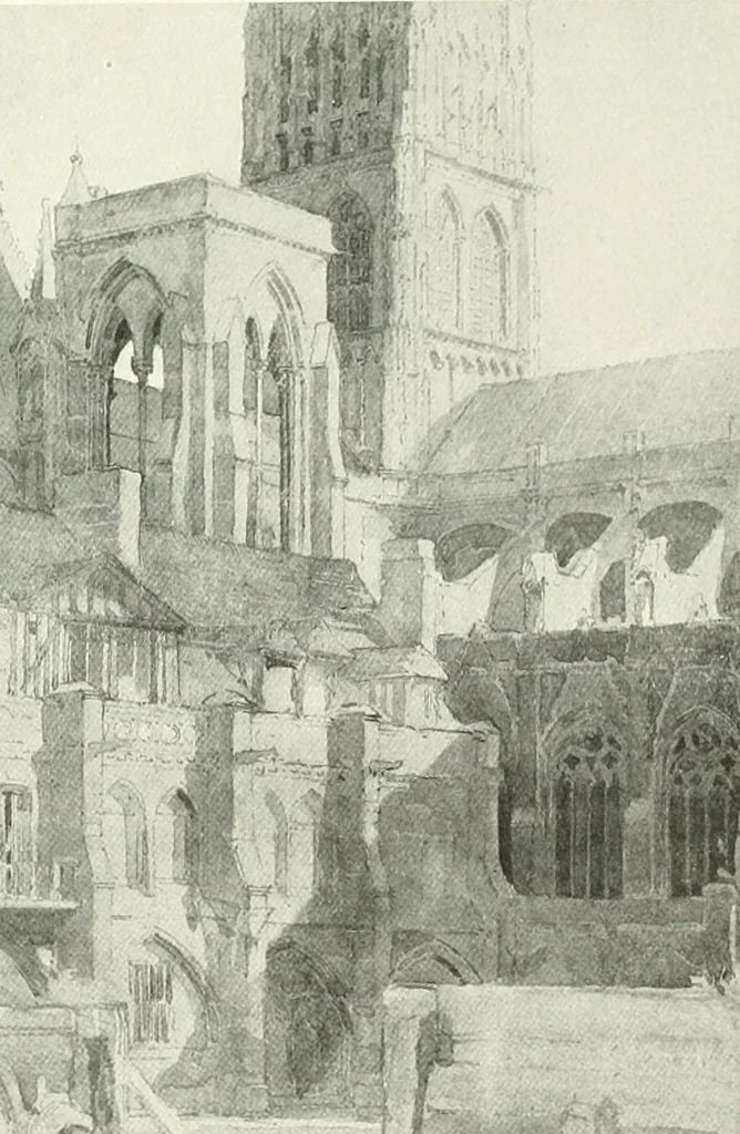 An illustration from The Slade; a collection of drawings and some pictures done by past and present students of the London Slade School of Art, MDCCCXCIII-MDCCCVII, 1907, leaf 202